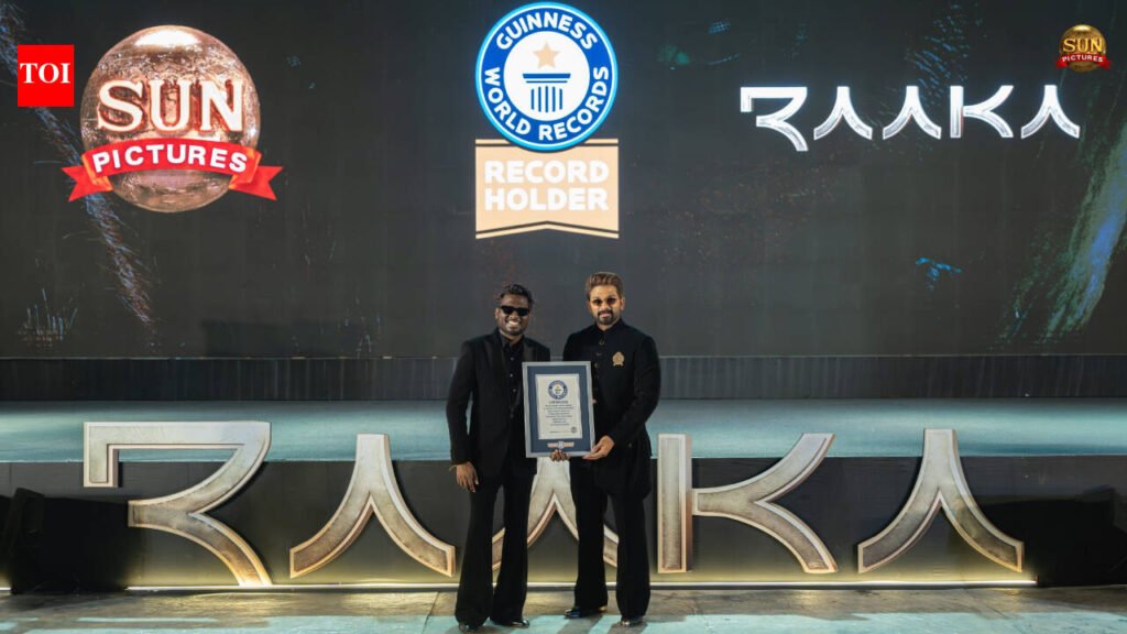 Allu Arjun’s ‘Raaka’ enters Guinness Book of world records for ‘Most people motion captured in real time’ |