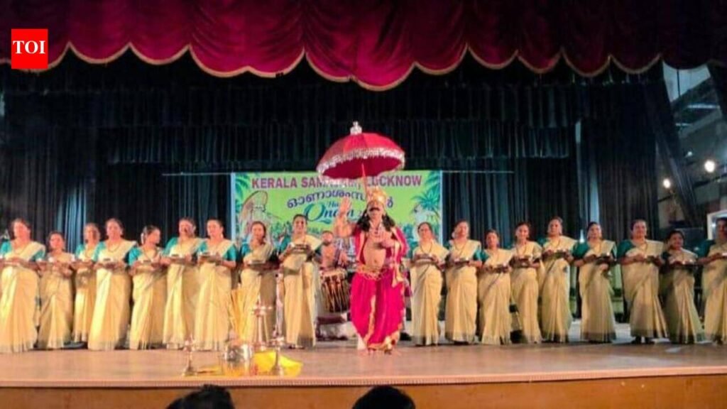 Onam spirit comes alive with song, dance & tradition | Lucknow News