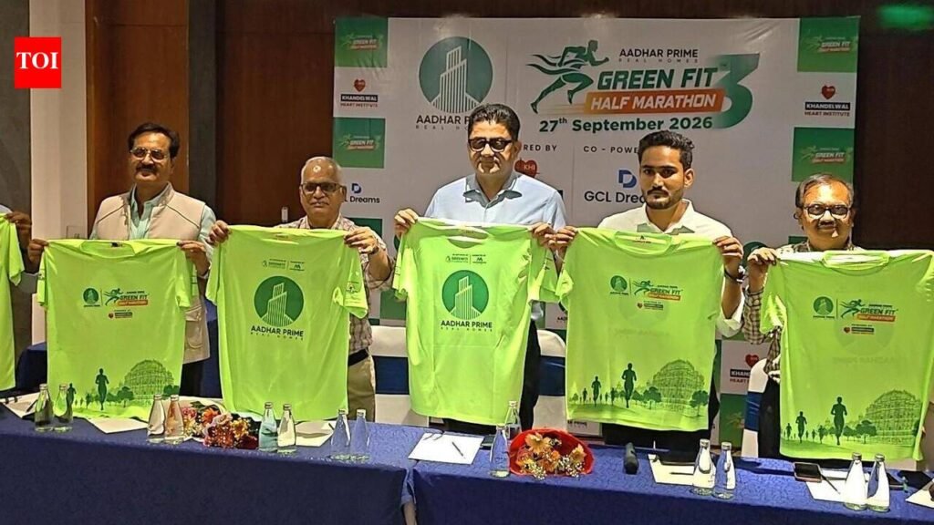 GreenFit Half Marathon-Season 3: Poster, medal and T-shirt launch ceremony held | Jaipur News