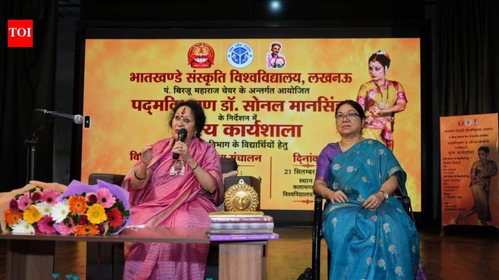Sonal Mansingh brings Natyashastra insights and stagecraft training to Bhatkhande University | Lucknow News
