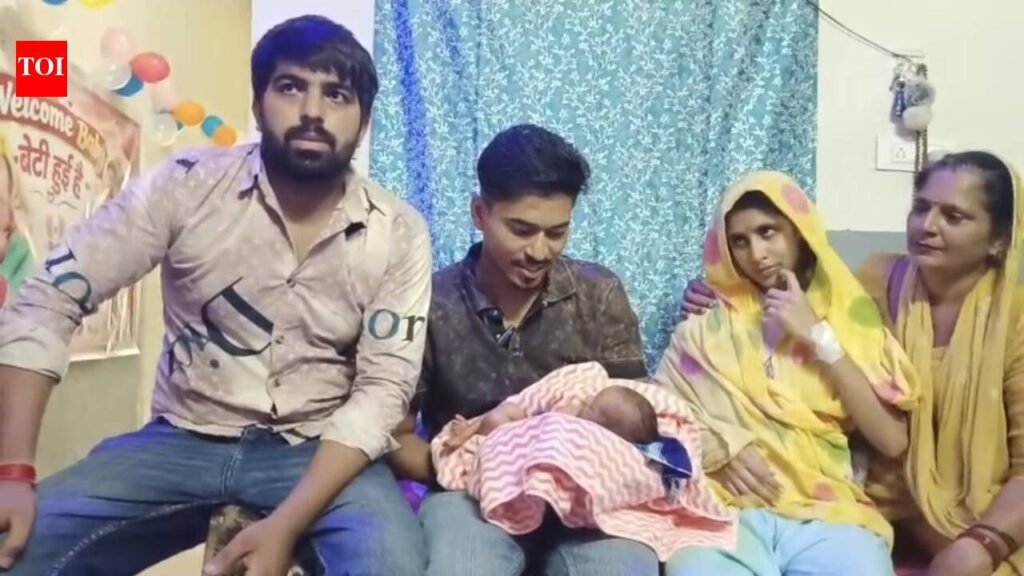 Daughter born, stereotypes torn: Drums, flowers and cheers welcome girl child’s birth after 45 yrs | Chandigarh News