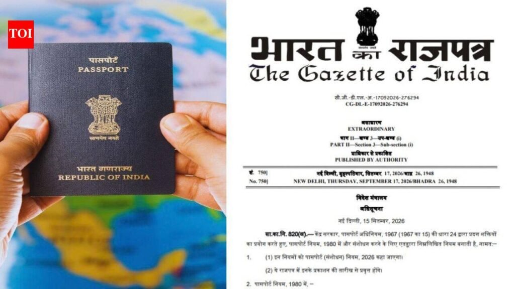New passport rules for Indian travellers: Latest validity periods to fees explained for children to senior citizens; what changes if you are under 15, 18 or above