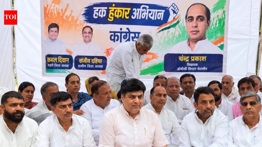 Congress holds ‘OBC Haq Hunkar’ campaign in Sonipat, demands caste census | Gurgaon News