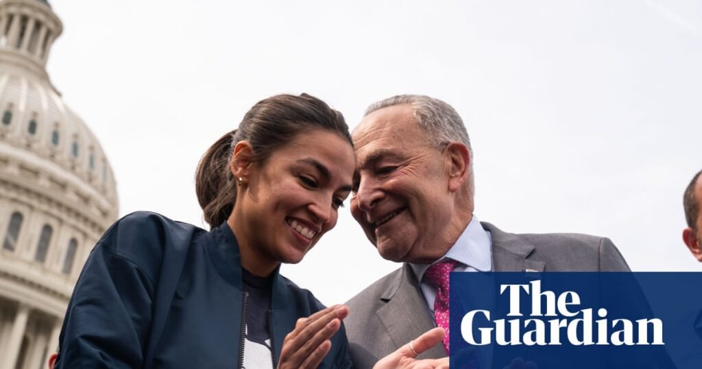 AOC refuses to rule out run against Senate leader Chuck Schumer | US news