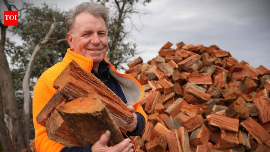 In the 1980s, an Australian man left law school to run his family farm after his father died; when drought and bushfires devastated his 670-hectare property, he began selling fallen firewood door-to-door; now his business sells 1 million bags a year