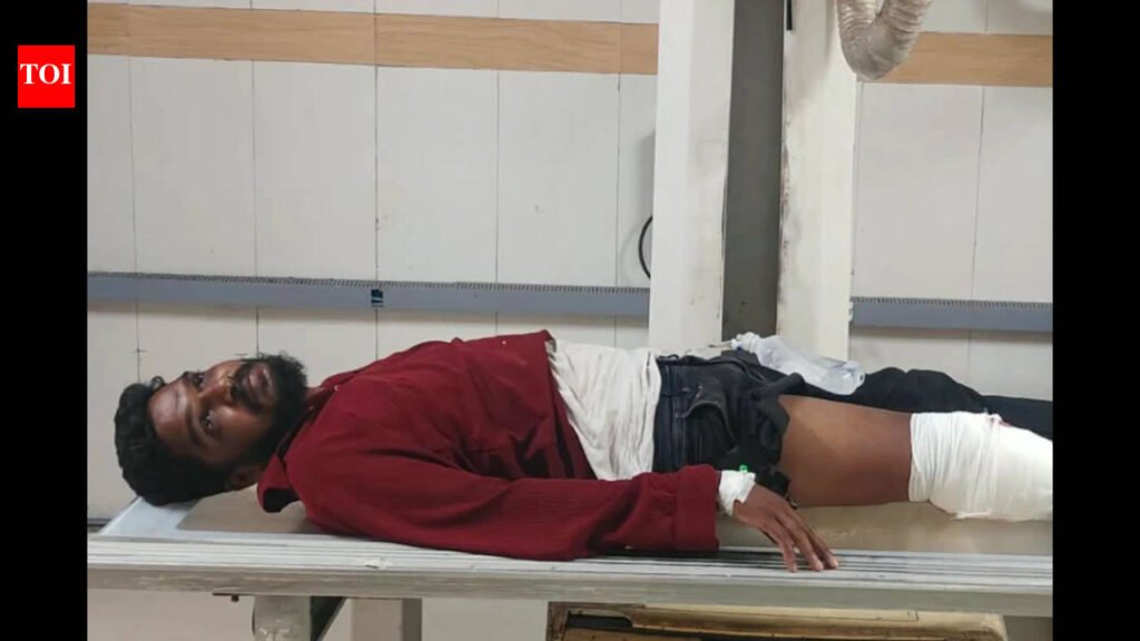 Man who set ablaze hospital employee at Ponneri shot at, arrested | Chennai News