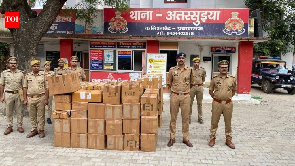 11K codeine syrup bottles, huge drug cache found in city house | Prayagraj News