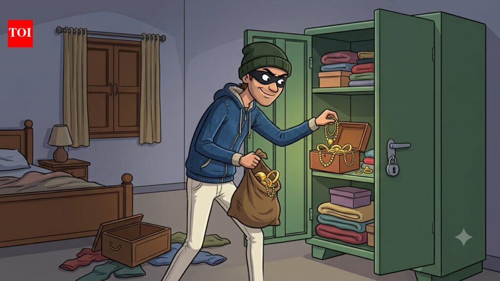 Family at hospital, thieves break into Bengaluru home and steal 500 grams of gold | Bengaluru News