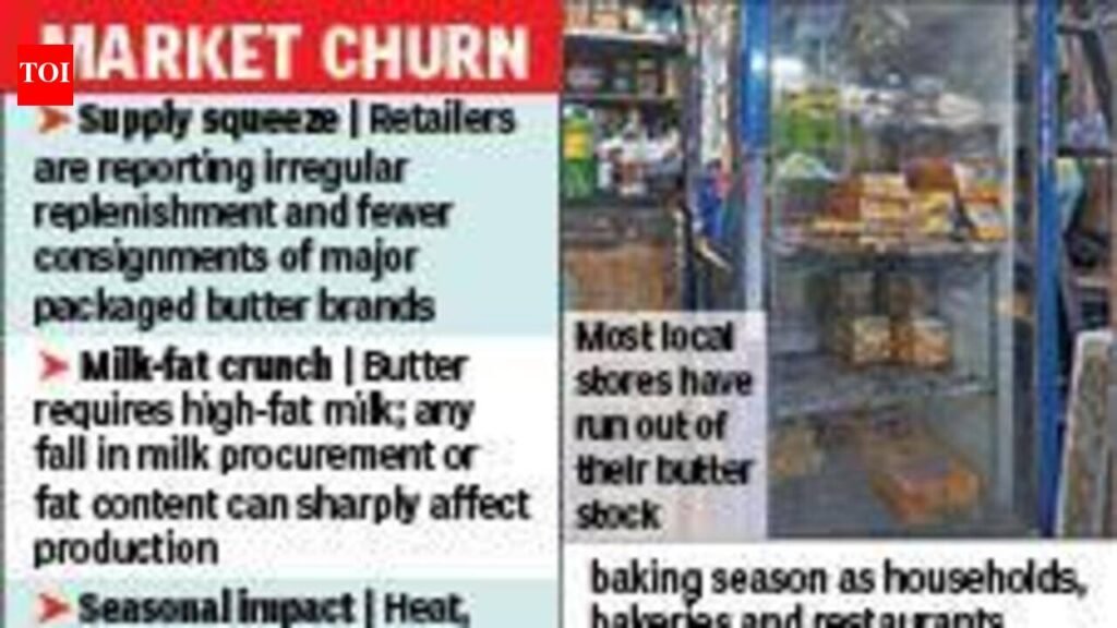 Butter vanishes from shelves ahead of Durga Puja season | Kolkata News