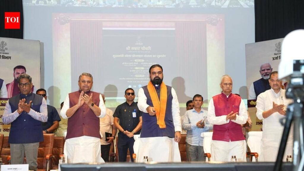 Bihar govt to provide extra subsidy for rooftop solar: CM | Patna News
