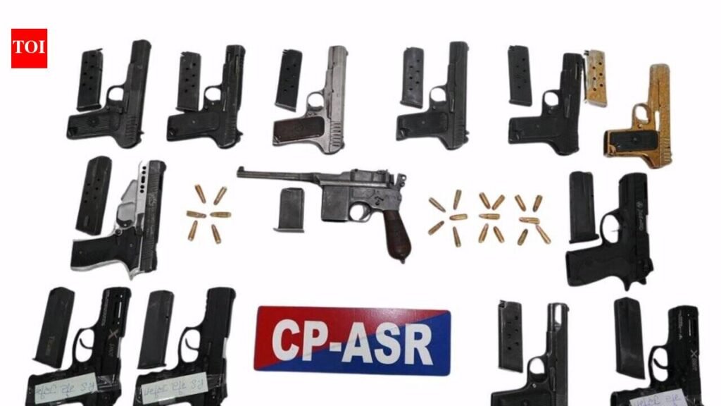 8 held, 13 pistols seized in Amritsar | Chandigarh News