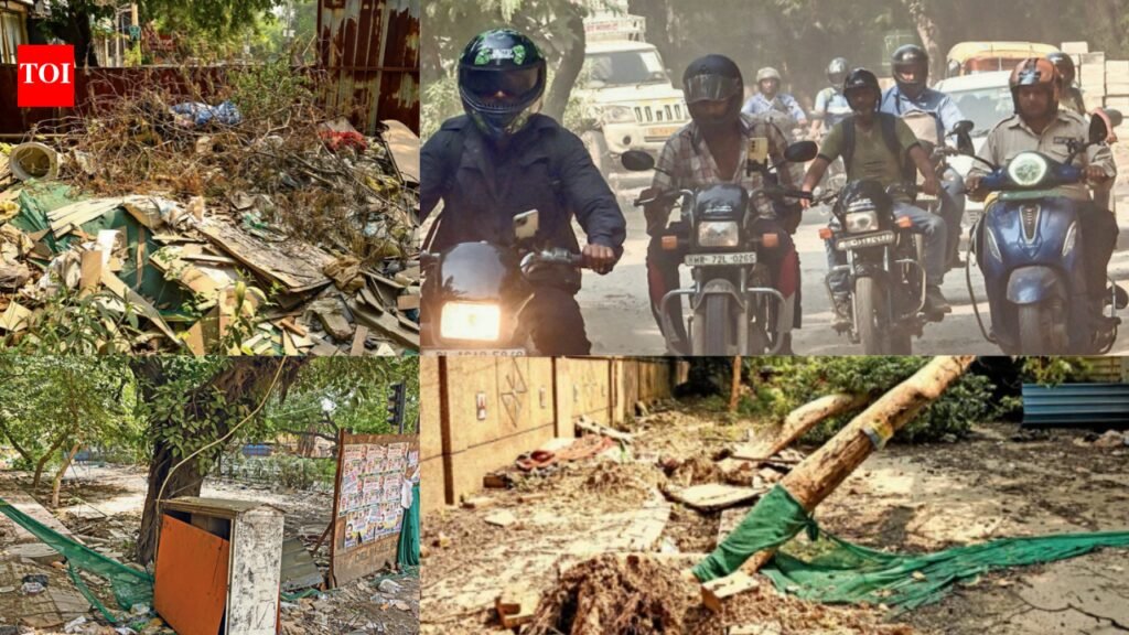 Janakpuri: 1 week rolls into 7 mths: Fatal pit levelled, but Janakpuri road still trapped in unfinished work | Delhi News