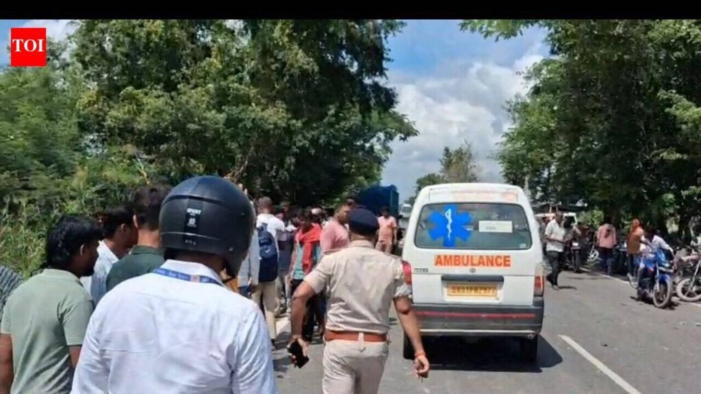 Bike collides with truck, three youths die in West Champaran | Patna News