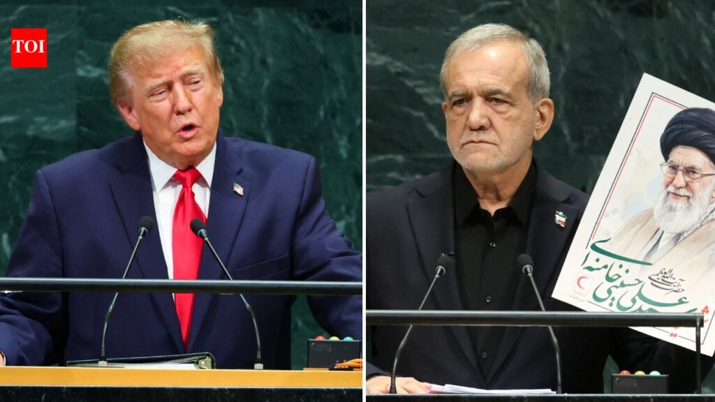 ‘Terrorist’ or ‘victims of terrorism’? Iran’s Pezeshkian takes Trump head-on at UNGA