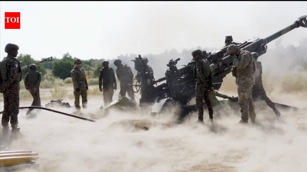India, US armies conduct integrated firepower drills at Mahajan range | Jaipur News