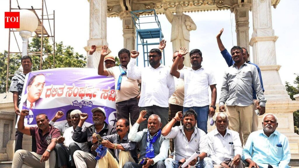 DSS protests, demands Pratap Simmha’s arrest | Mysuru News