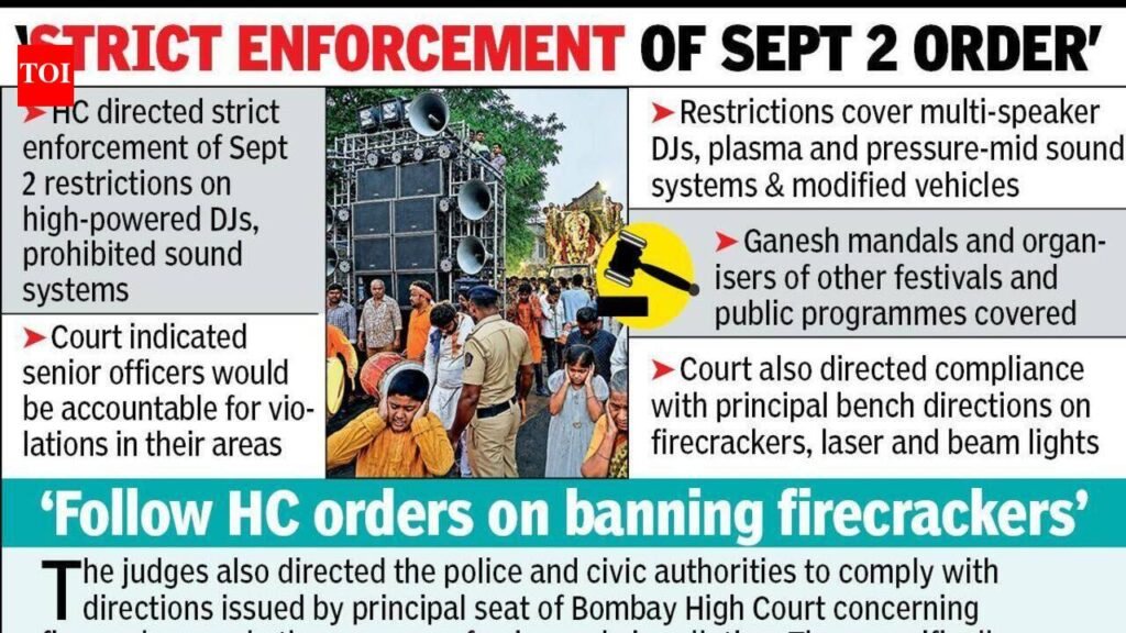 DCPs, ACPs Answerable If DJ Curbs Violated: HC | Nagpur News