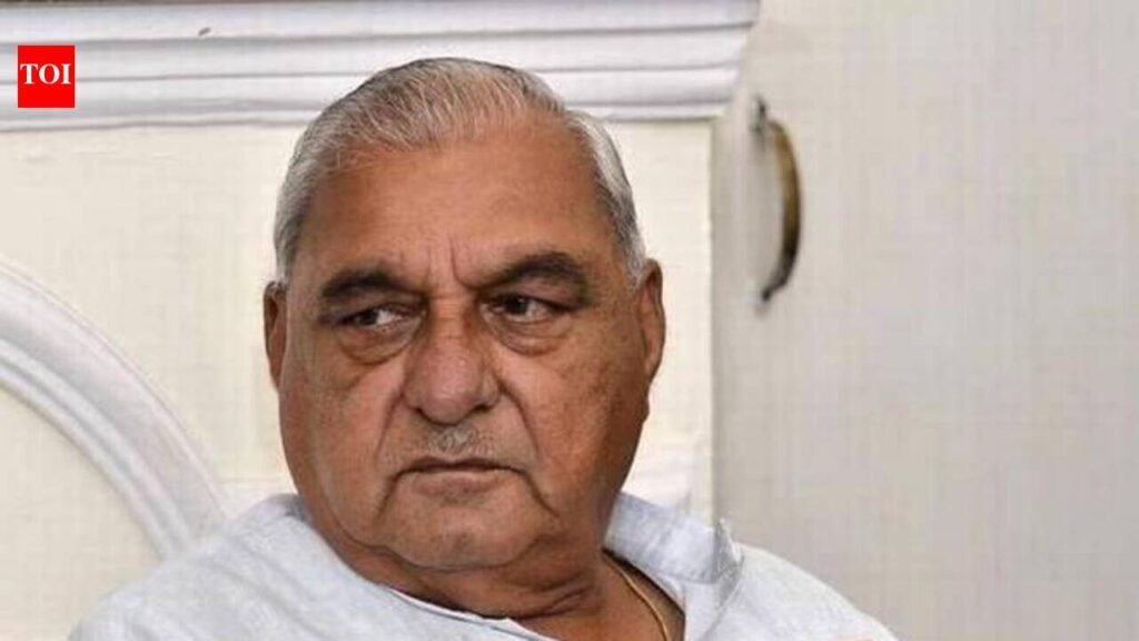 Hooda begins tour of villages in his constituency, claims CEC ‘fixed’ polls | Chandigarh News