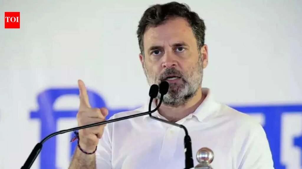 Sahil Wakode: Rahul Gandhi speaks to IIT-B student Sahil Wakode’s parents, assures all help | India News