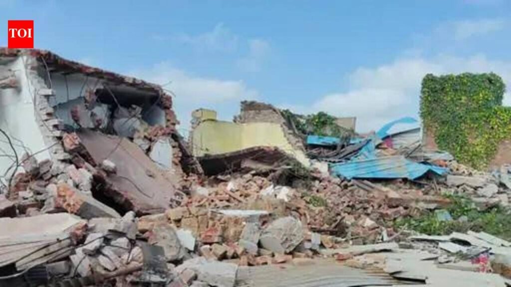 Five held for demolishing four rooms in Ambedkar Nagar | Lucknow News
