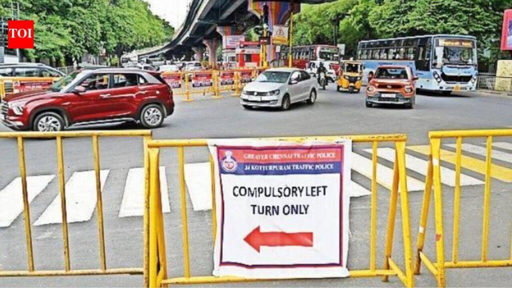 IIT Madras junction goes signal-free, eases traffic snarls | Chennai News