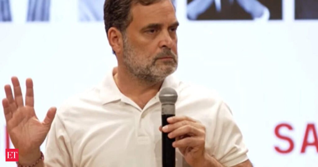 ‘Anti-incumbency does not exist in Saddam Hussein’s Iraq or North Korea’: Rahul Gandhi asks why it ‘disappears’ for PM Modi and BJP