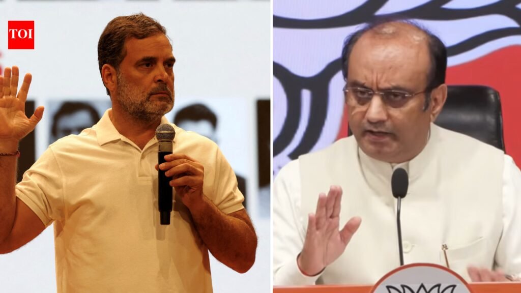 ‘Jhoot ki goonj by frustrated leader’: BJP mocks Rahul Gandhi’s presser on EC-SIR row | India News