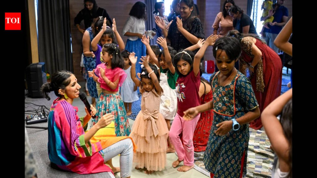 Bhajan jamming:Bengaluru’s new weekend beat for kids | Bengaluru News