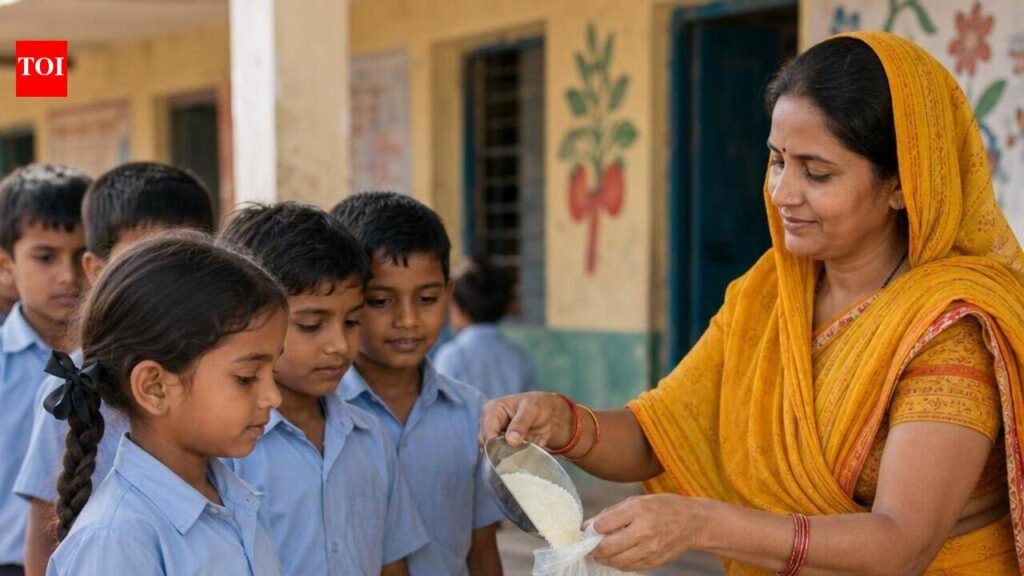 Milk powder distribution to schools improves but still stands at 70% | Jaipur News
