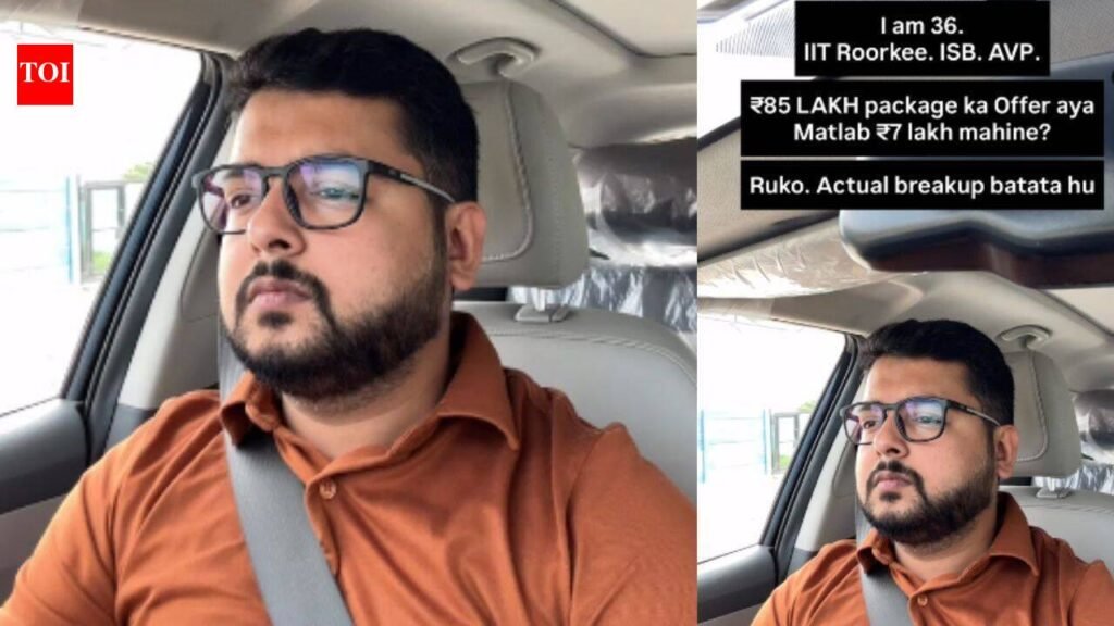 “I got an ₹85-lakh annual package, but this is how much I’ll actually get every month”: Corporate manager breaks down his shocking in-hand salary reality