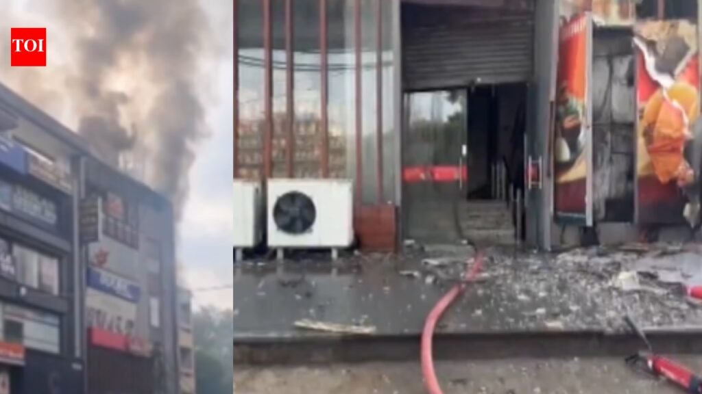 30 rescued after fire breaks out in multi-storey building housing Haldiram’s outlet in Delhi’s Model Town | Delhi News