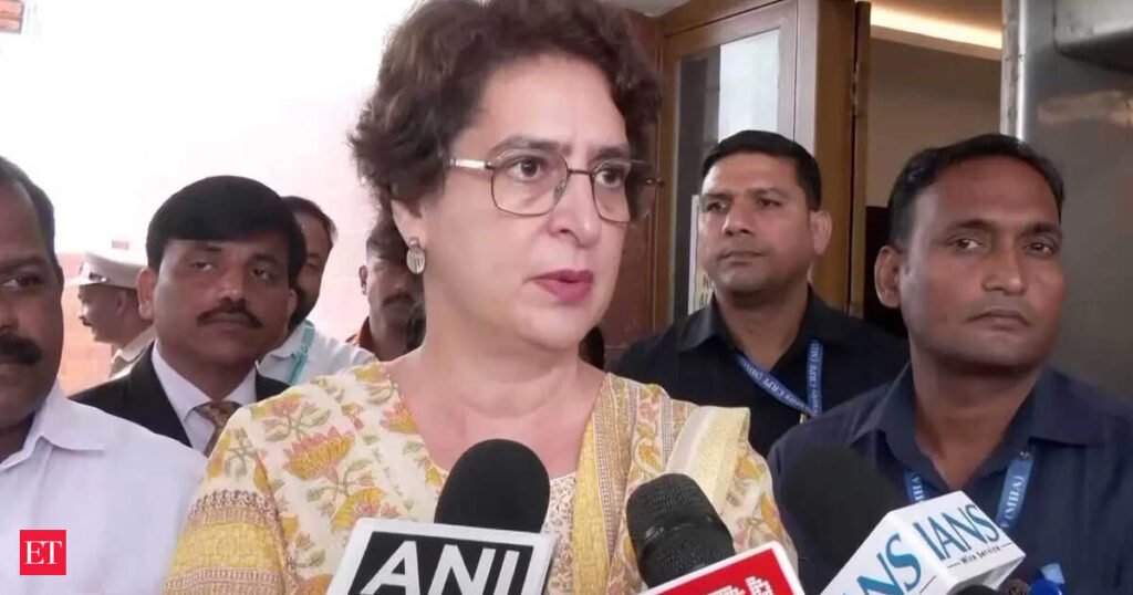 ’13 crore voters deleted’: Priyanka Gandhi Vadra says evidence available on SIR violations, slams BJP’s ‘lame excuses’