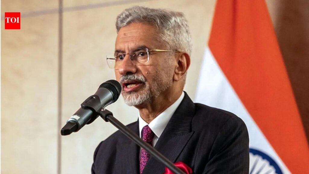 ‘A terrorist country is asking me’: Jaishankar’s sharp reply to Pak journalist | India News