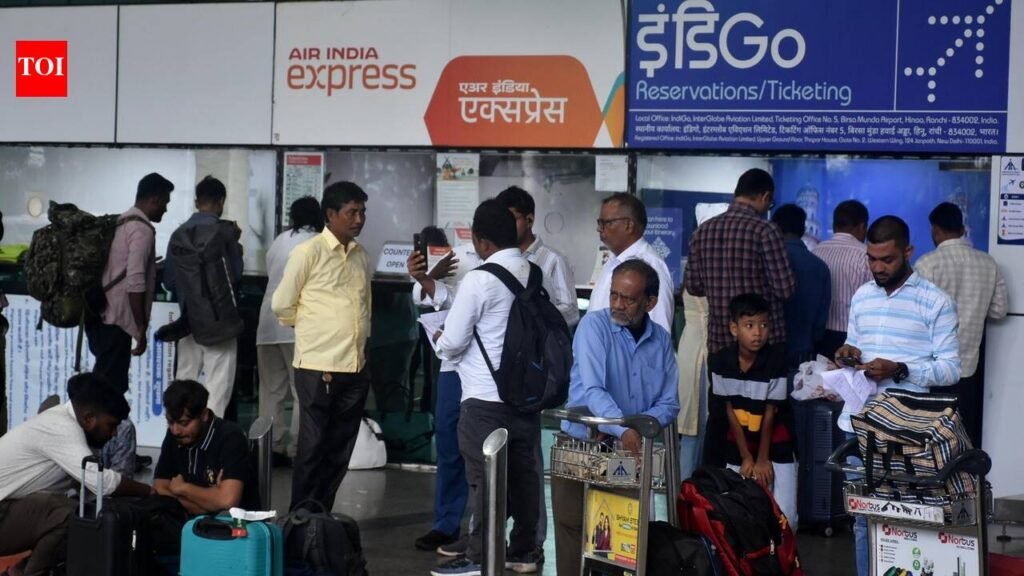 26 flights cancelled as inclement weather disrupts air travel | Ranchi News