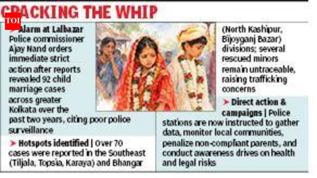 92 child marriages across greater Kol in 2 yrs, top cop orders strict vigil | Kolkata News