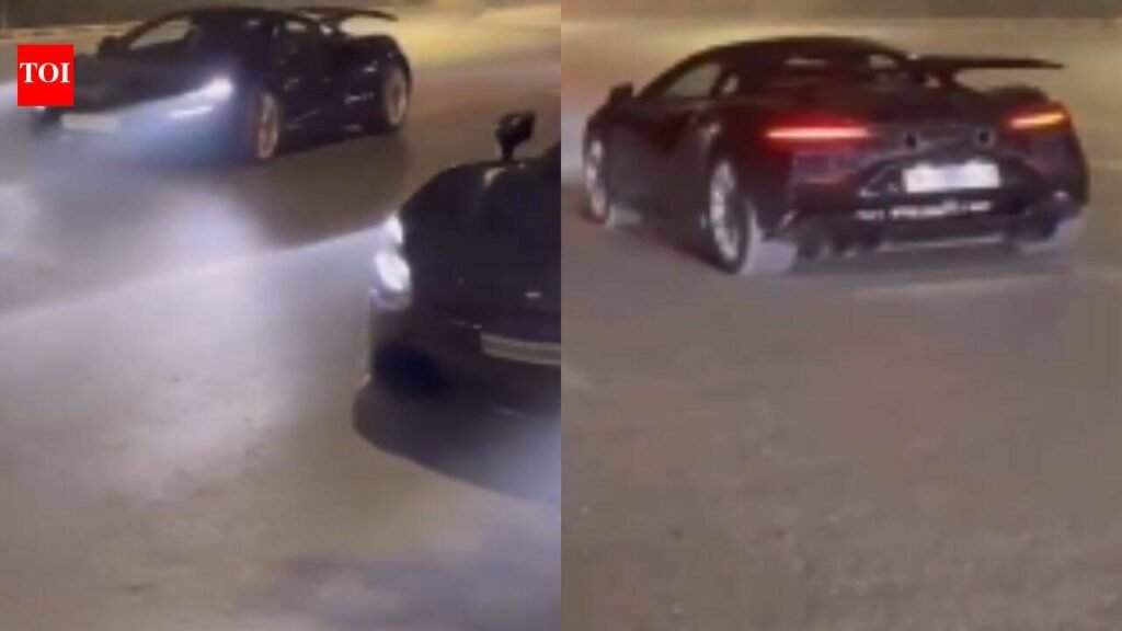 Sports car ‘drifts’ on Gurgaon road; cops hunt for ‘daredevil’ driver | Gurgaon News