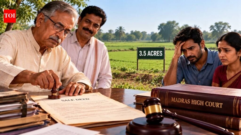 He attested brother’s sale deed decades ago; Madras HC cites it as evidence of oral partition, rejects family’s claim to 3.5 acres of ancestral land