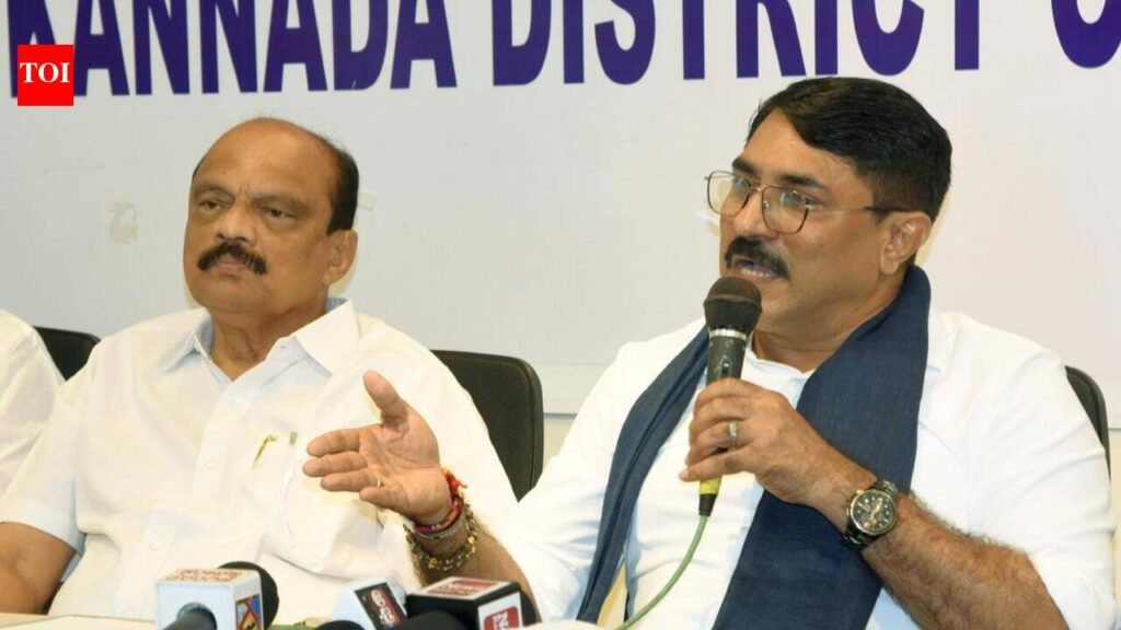 Dakshina Kannada Congress to hold protest against ECI in Mangaluru on Sept 28 | Bengaluru News