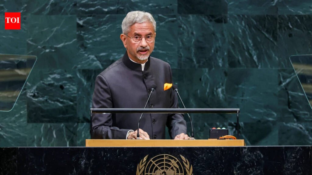 ‘It’s for perpetrator of terrorism to mend its ways’: Jaishankar takes aim at Pakistan in UN speech | India News