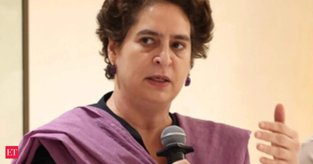 ‘He needs to resign now’: Priyanka Gandhi renews demand for CEC’s ouster over ‘political leanings’