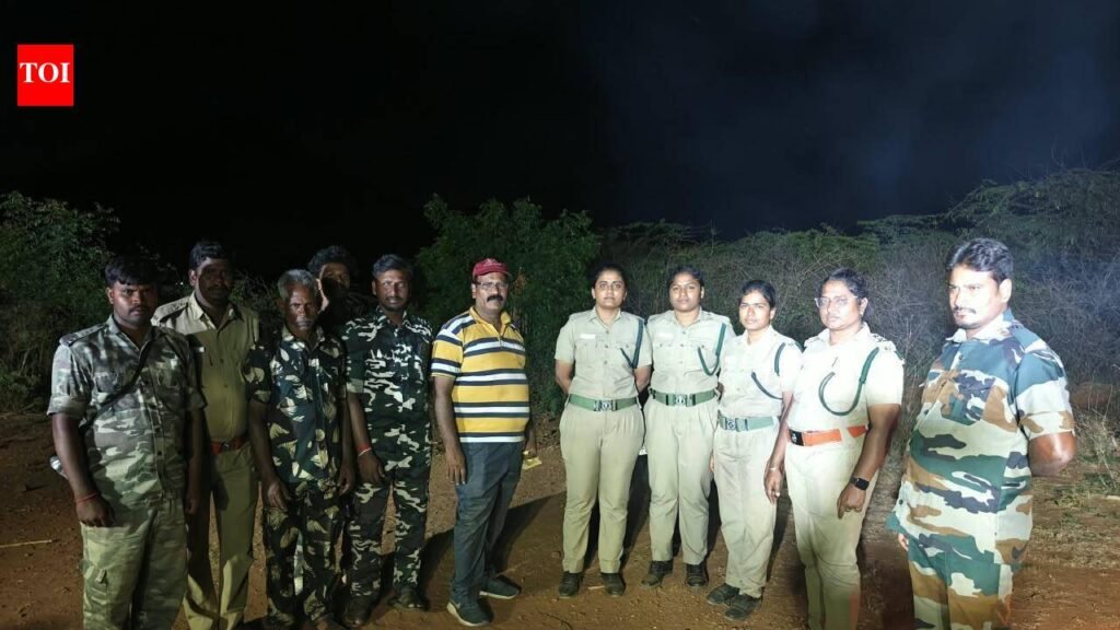 Devotee gets left behind on temple trek in Melmudi forest, rescued | Coimbatore News