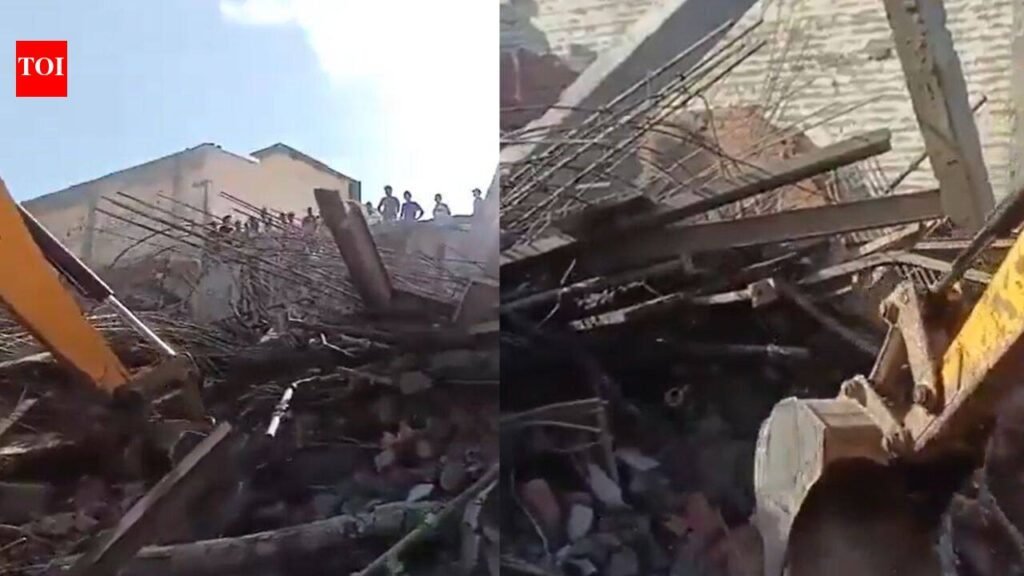 2 killed, 15-20 feared trapped as under-construction building collapses in Ambala | Chandigarh News