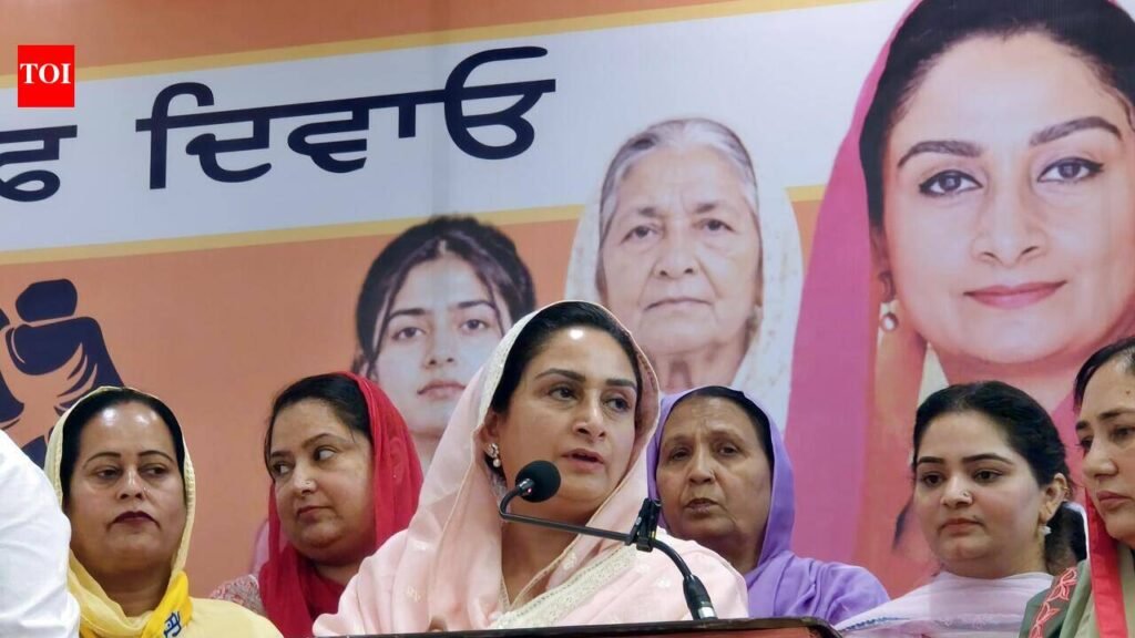 Harsimrat promises no bail to drug traffickers for 10 years | Chandigarh News