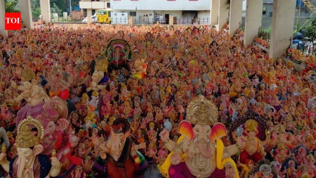 Alandi civic body collects 7k idols as residents support efforts to keep Indrayani clean | Pune News