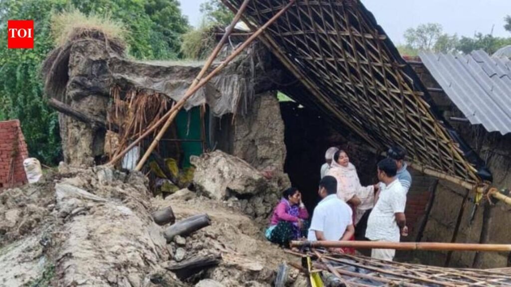 Elderly woman, daughter killed as rain triggers house collapse in Kanpur Dehat | Kanpur News