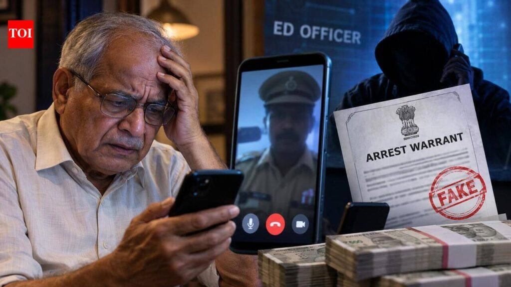 Retired banker loses ₹95L in ‘digital arrest’ | Lucknow News