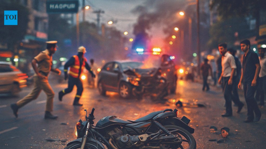 Senior citizen killed in hit-and-run as biker flees without offering help | Nagpur News