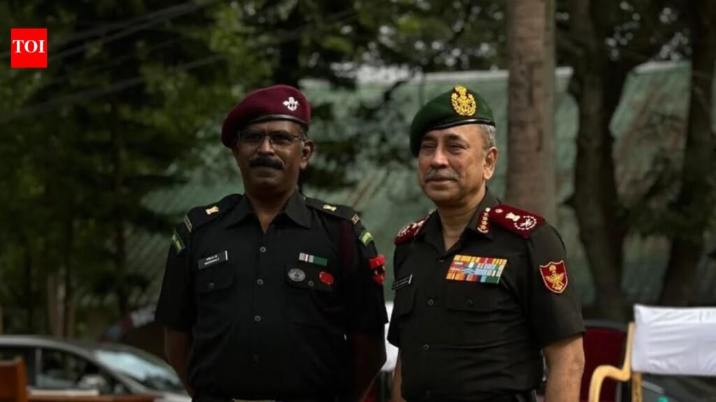 BDA commissioner P Manivannan gets second Army commendation | Bengaluru News