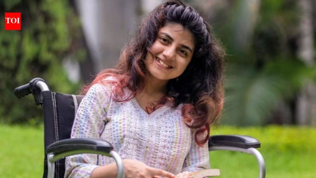 Born with cerebral palsy, she struggled to write and move. Today, Vinayana Khurana is a Delhi University lecturer, poet and disability inclusion activist |