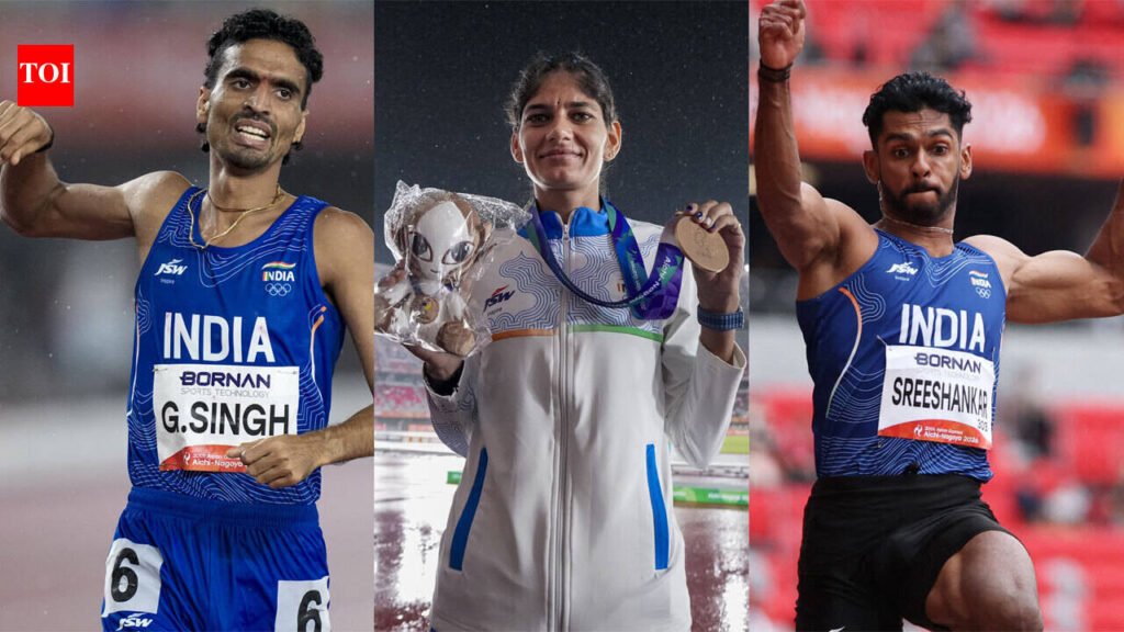 Asian Games 2026 Day 9: Athletics leads India’s 8-medal haul, boxing assures more as near misses hurt | Asian Games 2026 News